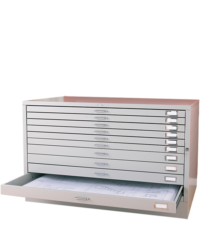 Railex™ Horizontal Drawer Plan Chest